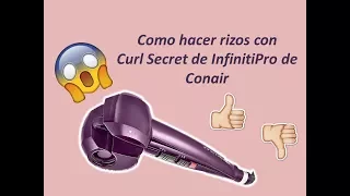 Rizador Conair Curl Secret, como lo uso *aNy CoCoO*