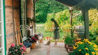 #118 5:30am Summer Morning Routine in the Countryside | Simple & Slow Life