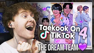 THE DREAM TEAM! (BTS Taekook TikTok Compilation #4 | Reaction)