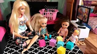 Barbie Family Morning Routine HALEY ALLY LILY!!