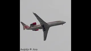 Mitsubishi CRJ-100ER RusLine [RA-67143] approach to Vnukovo (VKO/UUWW) 20.07.2022