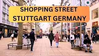 Walking down KÖNIGSTRASSE | THE SHOPPING STREET in STUTTGART | GERMANY