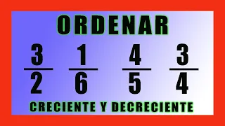 ✅👉 Como ORDENAR fracciones