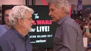 Harrison Ford and George Lucas Interview - Star Wars Celebration 2017 Orlando