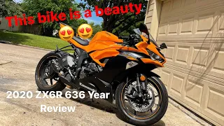 2020 Kawasaki ZX6R 636 - 1 Year Review