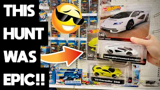 ANOTHER EPIC HUNT! THE NEW 1:43 SCALE HOT WHEELS PREMIUMS! AND THEY ARE AWESOME!! BOX SET SURPRISE!!