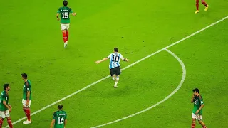 Lionel Messi Goal vs. Mexico (Tactical Camera) | Argentina 2-0 Mexico | 2022 FIFA World Cup