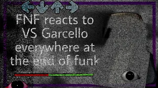 FNF characters reacts to VS Garcello mod everywhere at the end of funk // Gacha Club