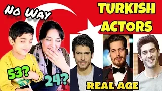Guess The Age Challenge | Pakistanis React to Top 10 Handsome Turkish Actors