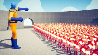 HOW MANY SUPER BOXERS TO TAKE DOWN SAITAMA - Totally Accurate Battle Simulator TABS