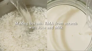 Make Bokashi EMA from scratch by Rice water & Milk | Cheap Bokashi without bran | Indoor composting