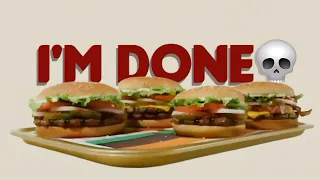 Whopper Whopper Ad, but he becomes self-aware