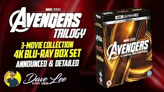 AVENGERS TRILOGY - 4K Blu-ray Box Set Announced & Detailed