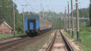 ТЭП60-0926 с поездом / TEP60-0926 with a passenger train