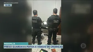 PEDOFILIA: PRESO GUARDAVA FOTOS E VÍDEOS DE CRIANÇAS