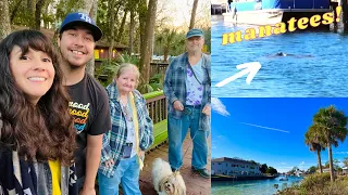 We Found MANATEES in the Wild & NOT On a Boat! Family Adventure Day in Beautiful CRYSTAL RIVER, FL!