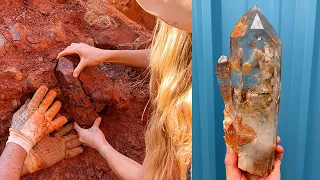 💎 Unearthing A Rare Quartz Crystal! ⛏