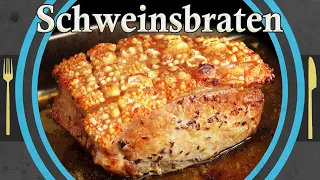 das einfachste Schweinsbraten, Krustenbraten Rezept (mit knuspriger Kruste)