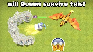 Will 21x Healers make Queen IMMORTAL? Clash of Clans Experiment | COC