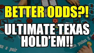 MAX BETTING! Ultimate Texas Hold'em! BETTER TRIPS PAYOUT!?