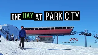 Skiing Park City Utah on a Bluebird Day