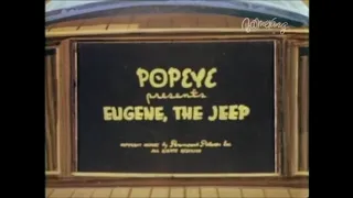 Popeye The Sailor - "Popeye Presents Eugene The Jeep" (1940) Opening & Closing Titles [Turner Print]