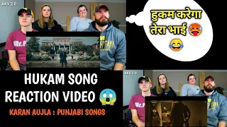 Hukam Song Reaction || Karan Aujla || hukam reaction video || by AKV | Punjabi song| Hukam karega ?🔥