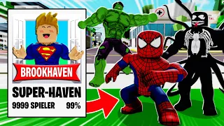 ich ERSTELLE SUPERHELDEN BROOKHAVEN Spiel in ROBLOX! (Roblox Brookhaven 🏡RP | Story Deutsch)