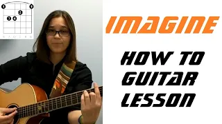 Learn to Play Imagine Guitar Lesson by John Lennon