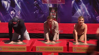 Avengers: Endgame  Handprint Ceremony of Scarlett Johansson & Kevin Feige B-Roll || #SocialNews.XYZ