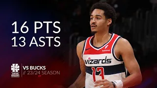 Jordan Poole 16 pts 13 asts vs Bucks 23/24 season