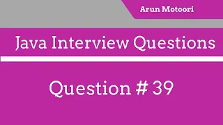 Java Interview Questions #39 - Can we access instance variables inside static methods?