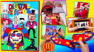 DIY♥ THE AMAZING DIGITAL CIRCUS ALL STORY GAMINGBOOK 📚 + GLOINK QUEEN SQUISHY 더어메이징디지털서커스 스토리북