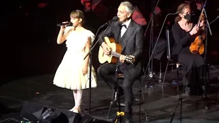 Andrea Bocelli with his 9 y/o daughter, Virginia, 12.12.21 “Hallelujah￼” in Washington DC