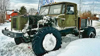 Грузовик из СССР - ПЕРВОЕ ИСПЫТАНИЕ.