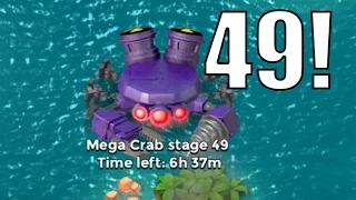 FINAL ATTACKS! | Boom Beach | MEGA CRAB STAGE 47 -49