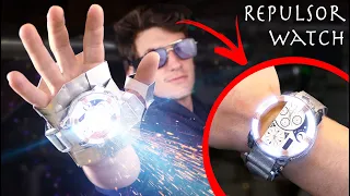 Working Expandable Iron Man Watch Glove Repulsor! (From Captain America Civil War)