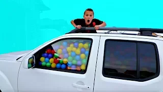 BALL PIT BALLS PRANK! Filled His Truck with Ball Pit Balls