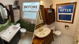 1920's House Bathroom Renovation | Start to Finish DIY