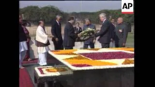 Mandela In India, Gandhi Award Presentation To Archbishop Trevor Huddleston