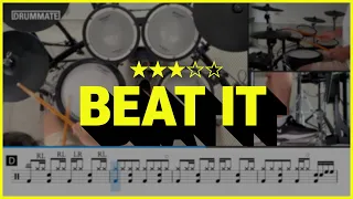 [Lv.08] Beat it - Michael Jackson (★★★☆☆) Pop Drum Cover