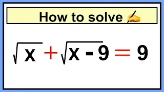 Nice Algebra Math Simplification| Find the Value of X