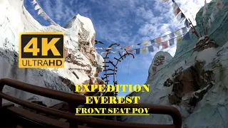 Expedition Everest, Front Seat POV 4K, Disney Animal Kingdom, 2020