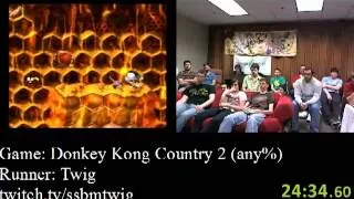 Donkey Kong Country 2 Speed Run (51:11) - AGDQ 2012