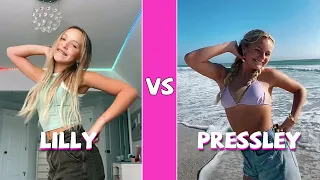 Lilly Ketchman Vs Pressley Hosbach TikTok Dances Compilation (January 2022)