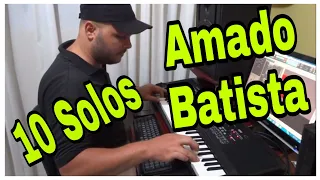 10 SOLOS DE AMADO BATISTA NO TECLADO KORG MICROARRANGER POR EMMANUEL SAMPAIO