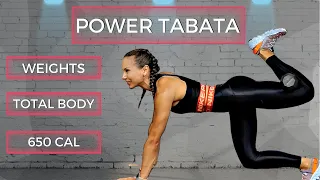 Intense Killer Tabata Workout with Weights: Burn Fat and Gain Lean Muscle