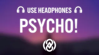 MASN - Psycho! (8D AUDIO) 🎧