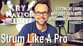 How to Strum Your Guitar Fast - Fast Guitar Strumming Technique (16th Notes)