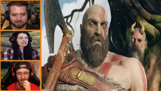 Let's Players Reaction To Meeting Mimir | God Of War (PS4)